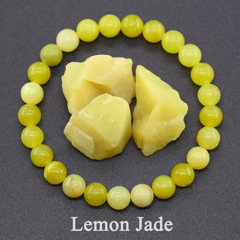 Natural Stone Bead Bracelet Collection