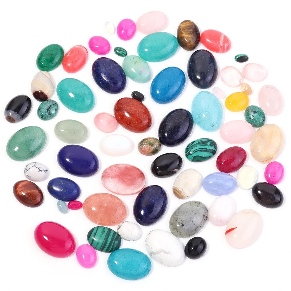 Natural Stone Oval Cabochons