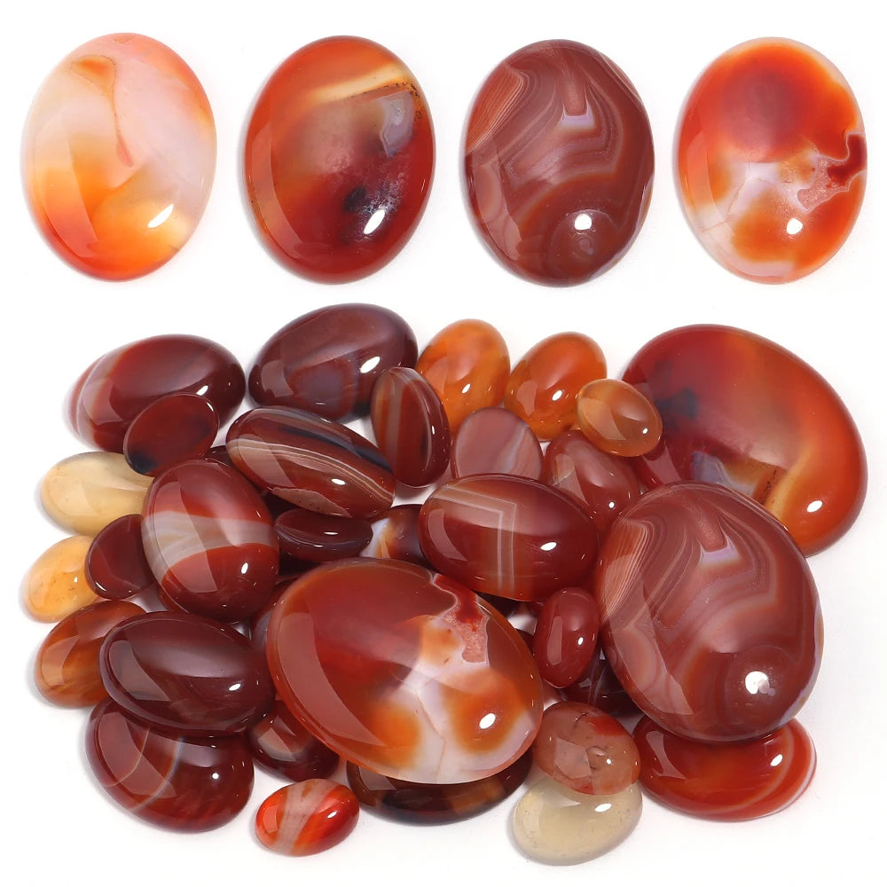 Natural Stone Oval Cabochons
