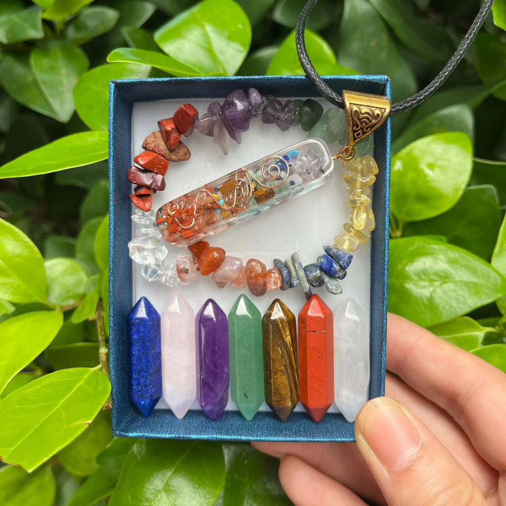 Natural Stone Hexagon Point Set