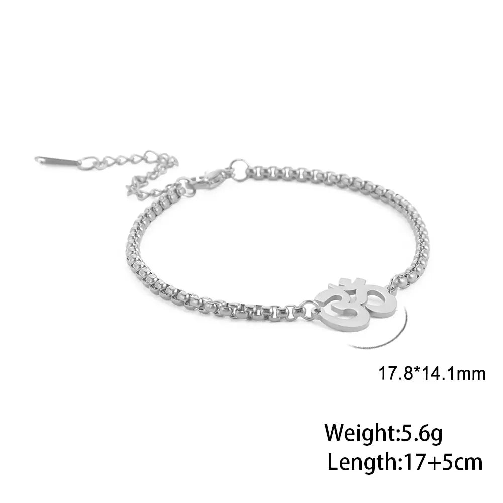 Stainless Steel OM Link Bracelet