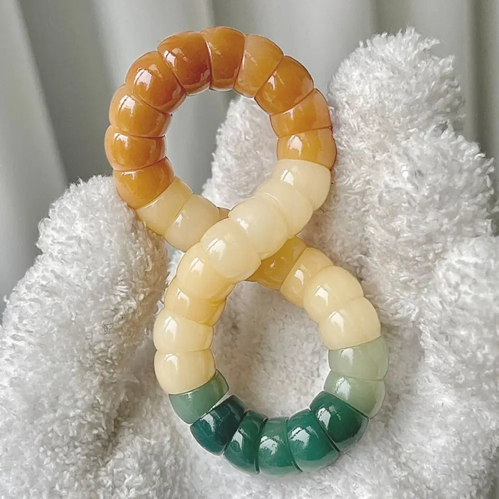 Bodhi Wood Beaded Stretch Bracelet