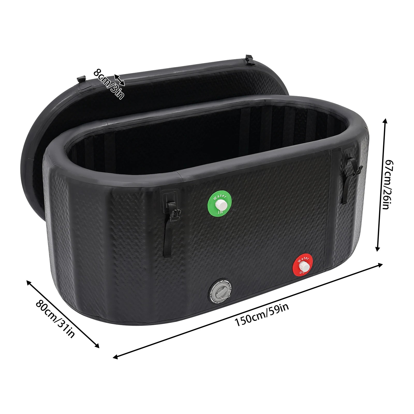 370L Inflatable Cold Plunge Tub