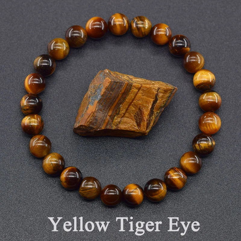 Natural Stone Bead Bracelet Collection