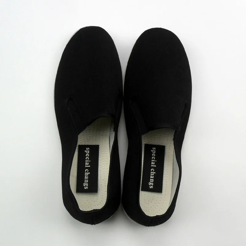 Black Cotton Kung Fu Slippers