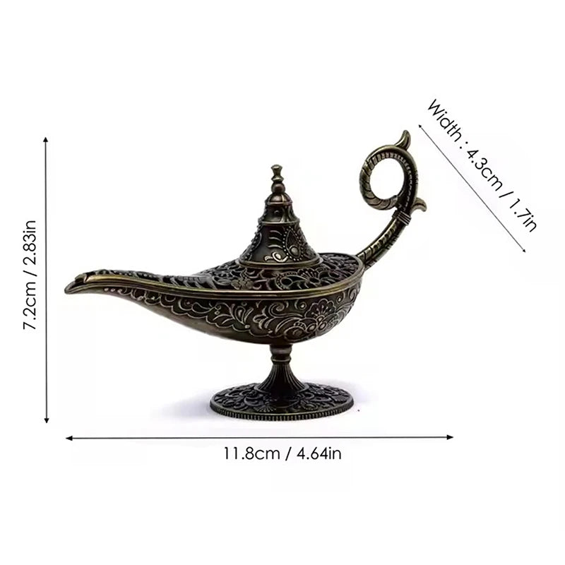 Antique-Style Metal Incense Burner