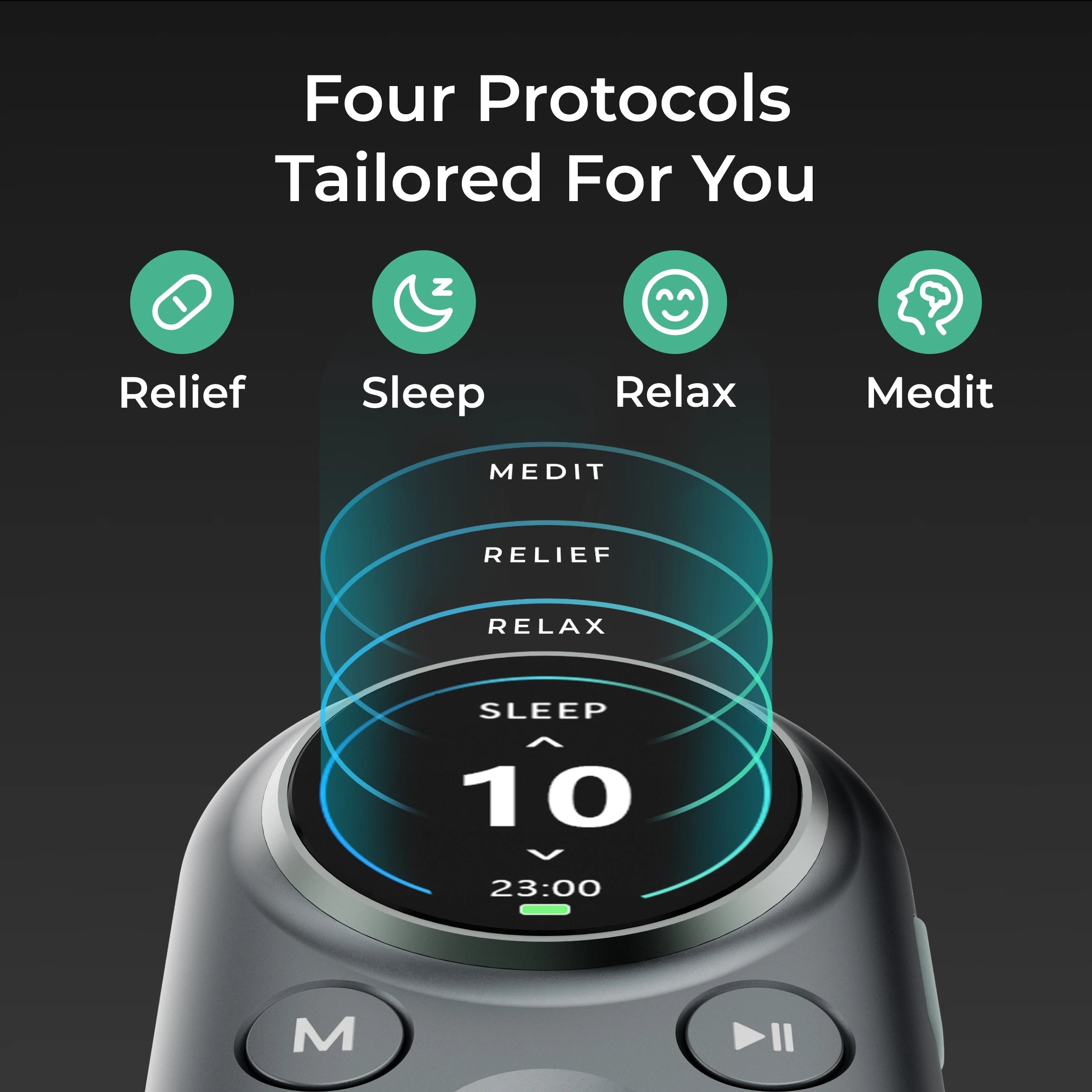 Vagus Nerve Stimulator for Better  Sleep, Calm, Meditation and Drug-free Intervention for Headache
