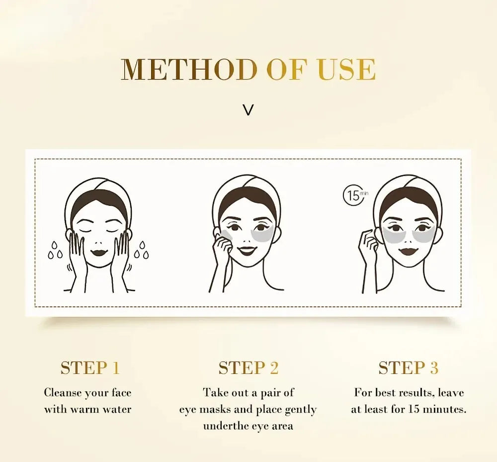 Gold Under-Eye Mask Set