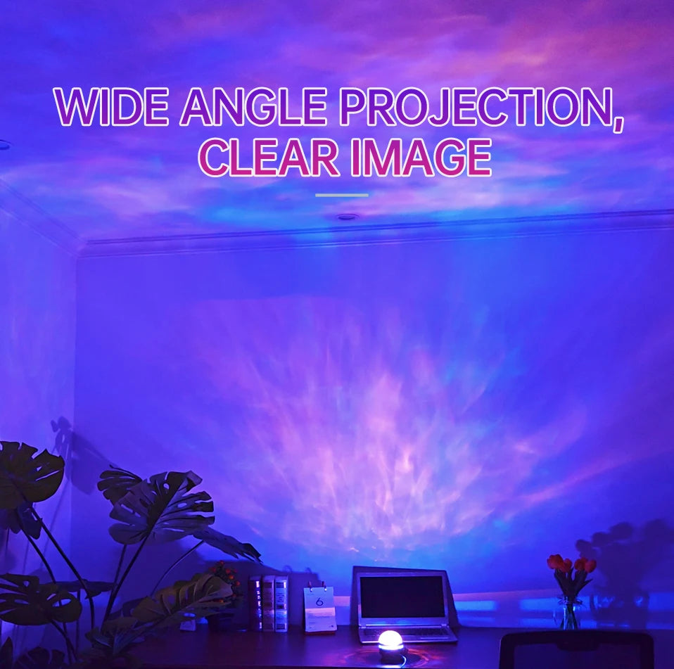 LED Galaxy Star Projector Night Light