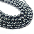 Natural Black Hematite Stone Beads