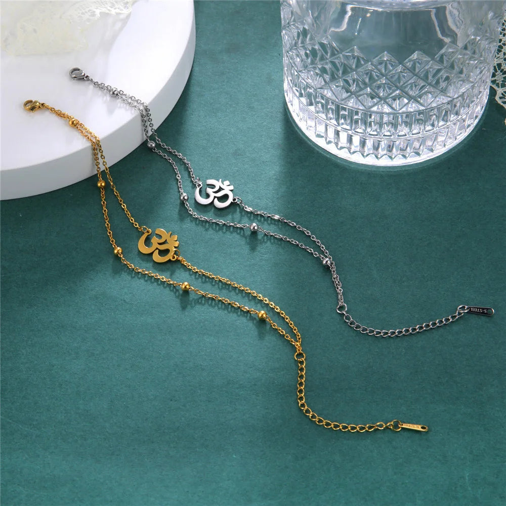 Stainless Steel OM Link Bracelet
