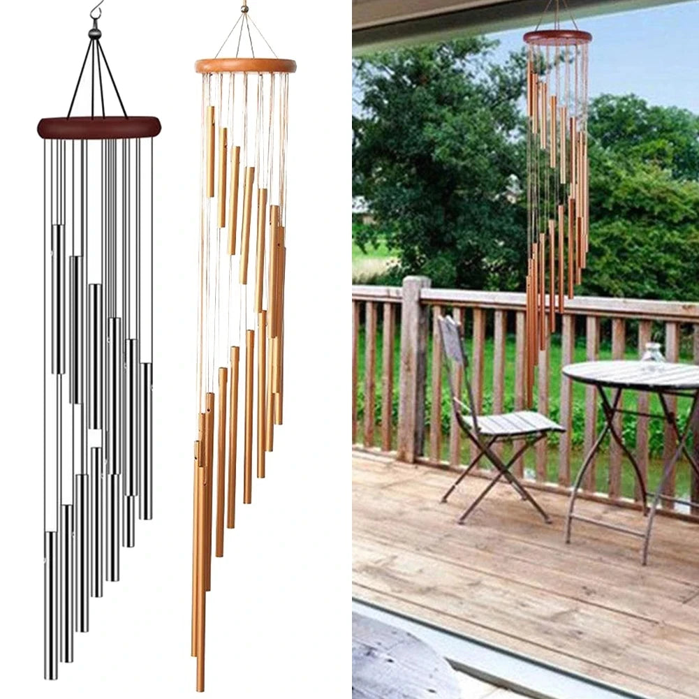 12-Tube Aluminum Alloy Wind Chimes