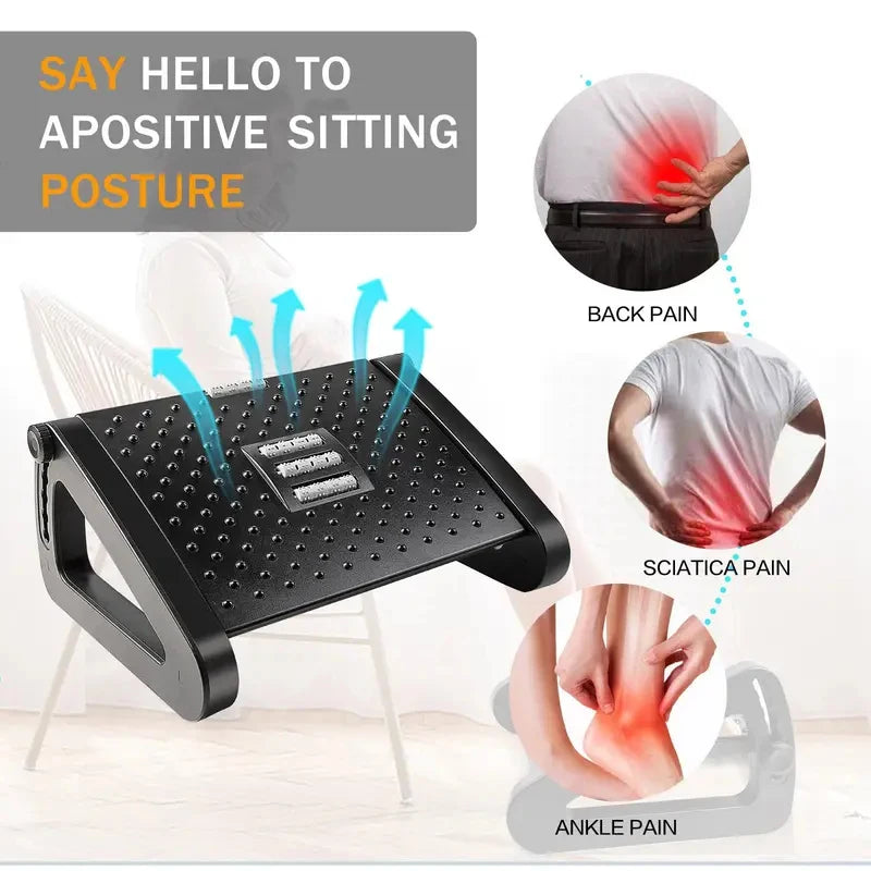 Adjustable Under-Desk Foot Rest