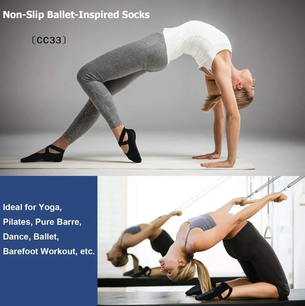Non-Slip Yoga and Pilates Socks