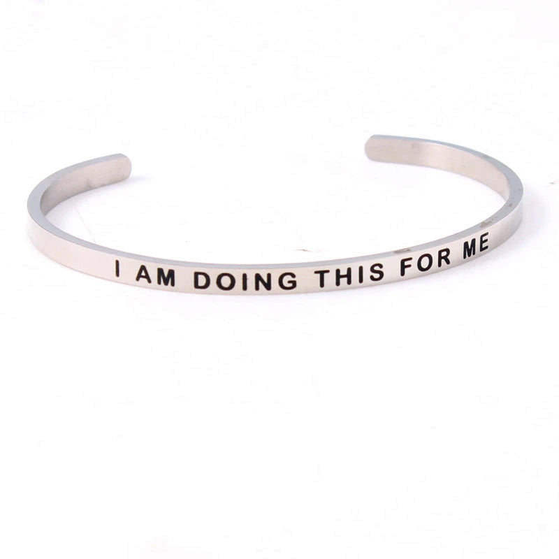 2022 New 4MM Stainless Steel Inspirational Maori Love Mantra Bracelet for Women - Best Gift