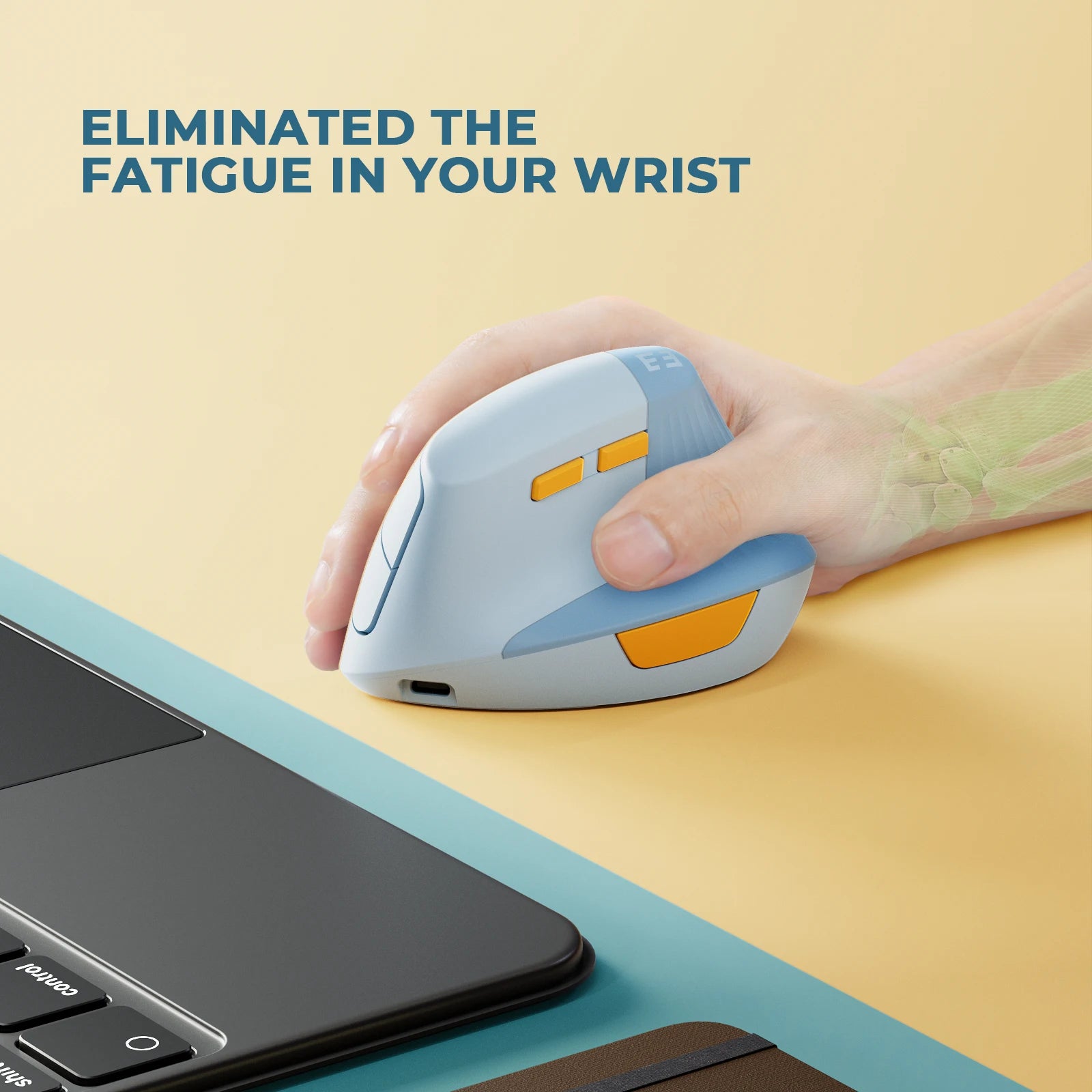 Seenda Rechargeable Vertical Wireless Mouse