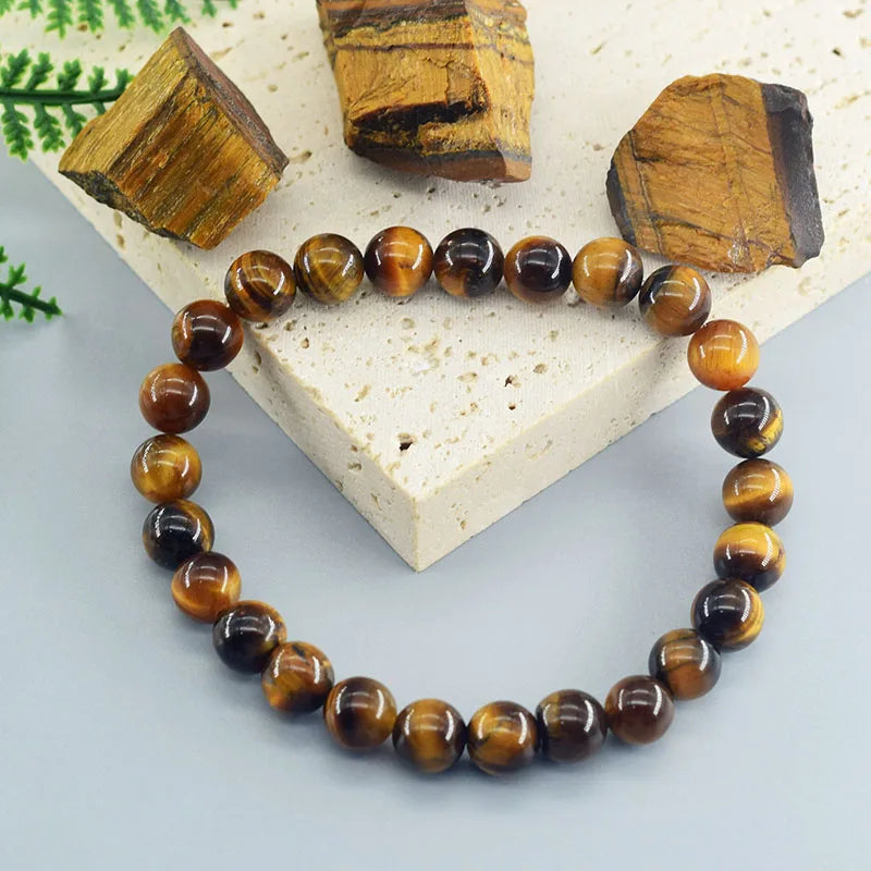 Natural Stone Bead Bracelet Collection