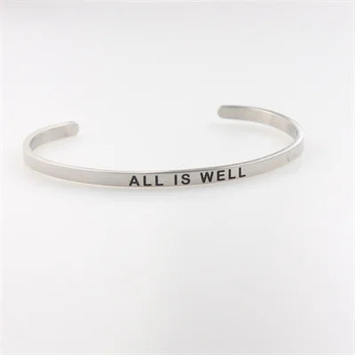2022 New 4MM Stainless Steel Inspirational Maori Love Mantra Bracelet for Women - Best Gift