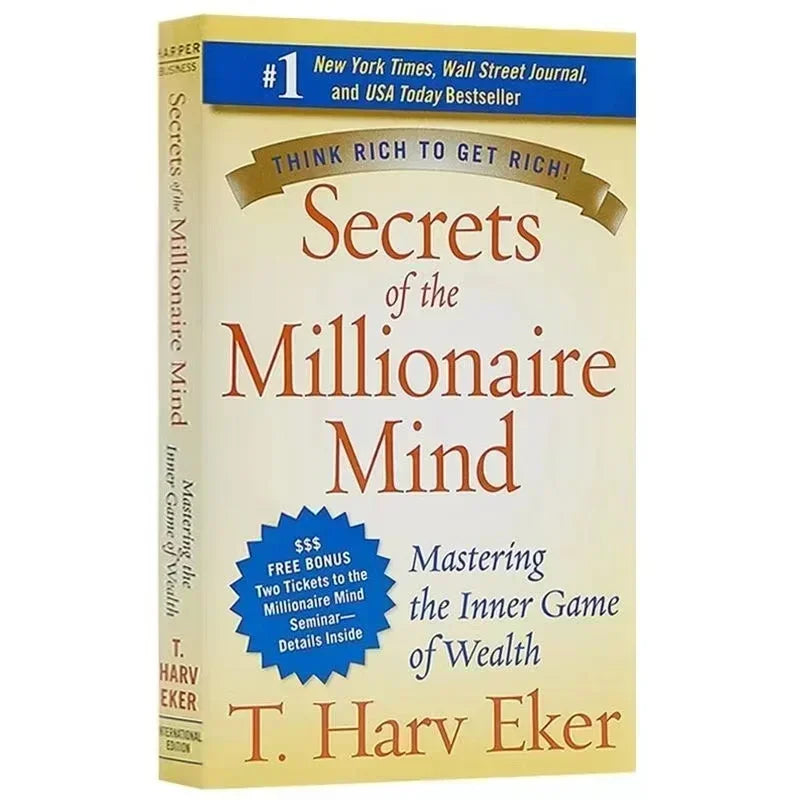 "Secrets of the Millionaire Mind: Mastering Wealth by T. Harv Eker."English Paperback