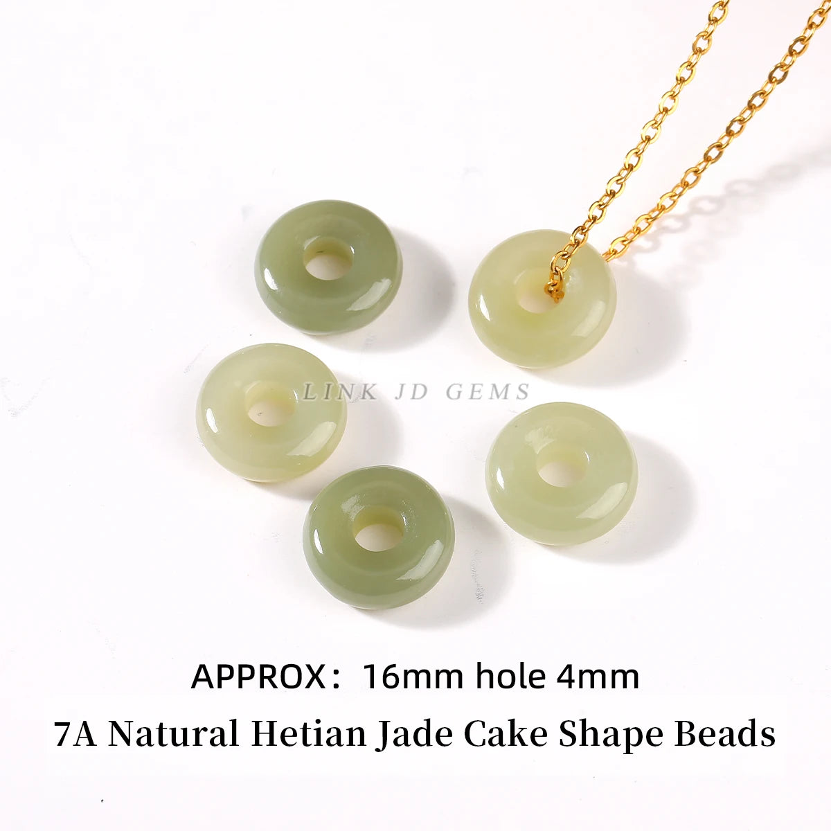 Natural Hetian Jade Pixiu Buddha Bead
