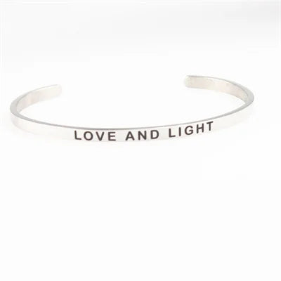2022 New 4MM Stainless Steel Inspirational Maori Love Mantra Bracelet for Women - Best Gift
