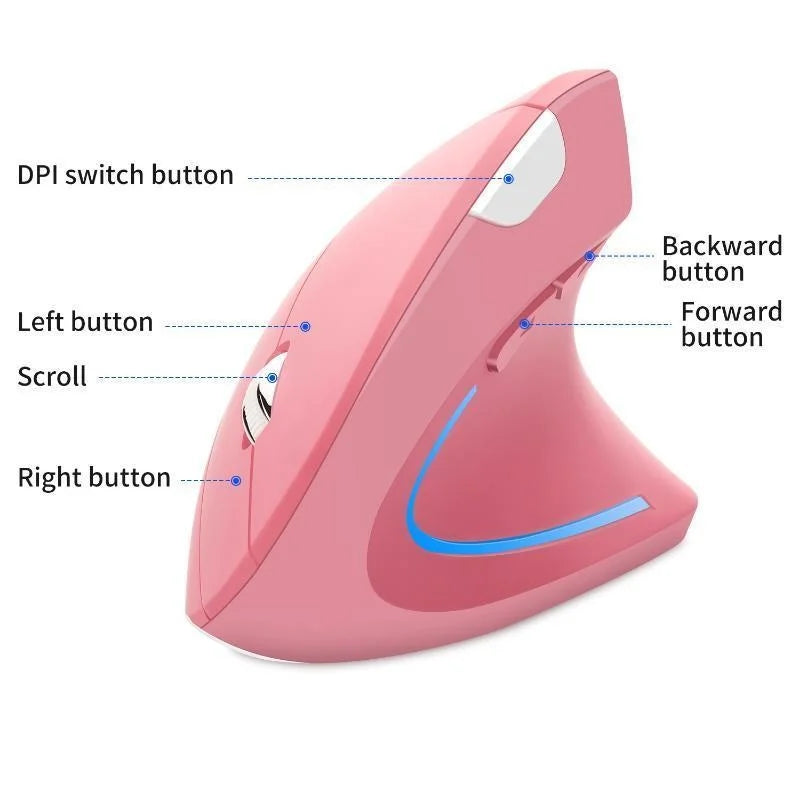 Wireless Ergonomic Vertical Mouse