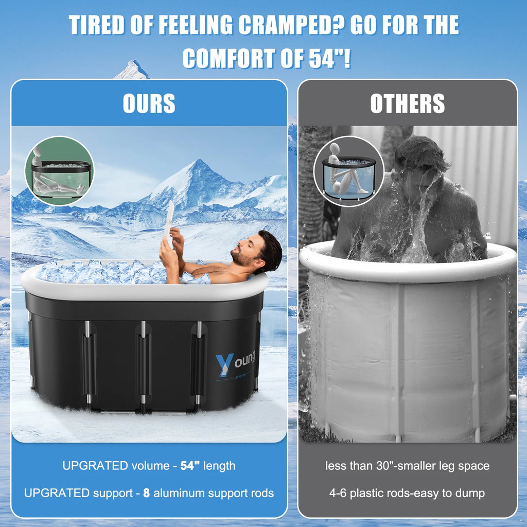 141-Gallon Foldable Cold Plunge Tub