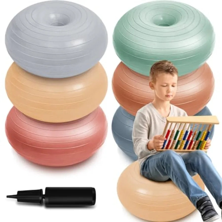 Set of 6 Flexible Yoga Ball Chairs