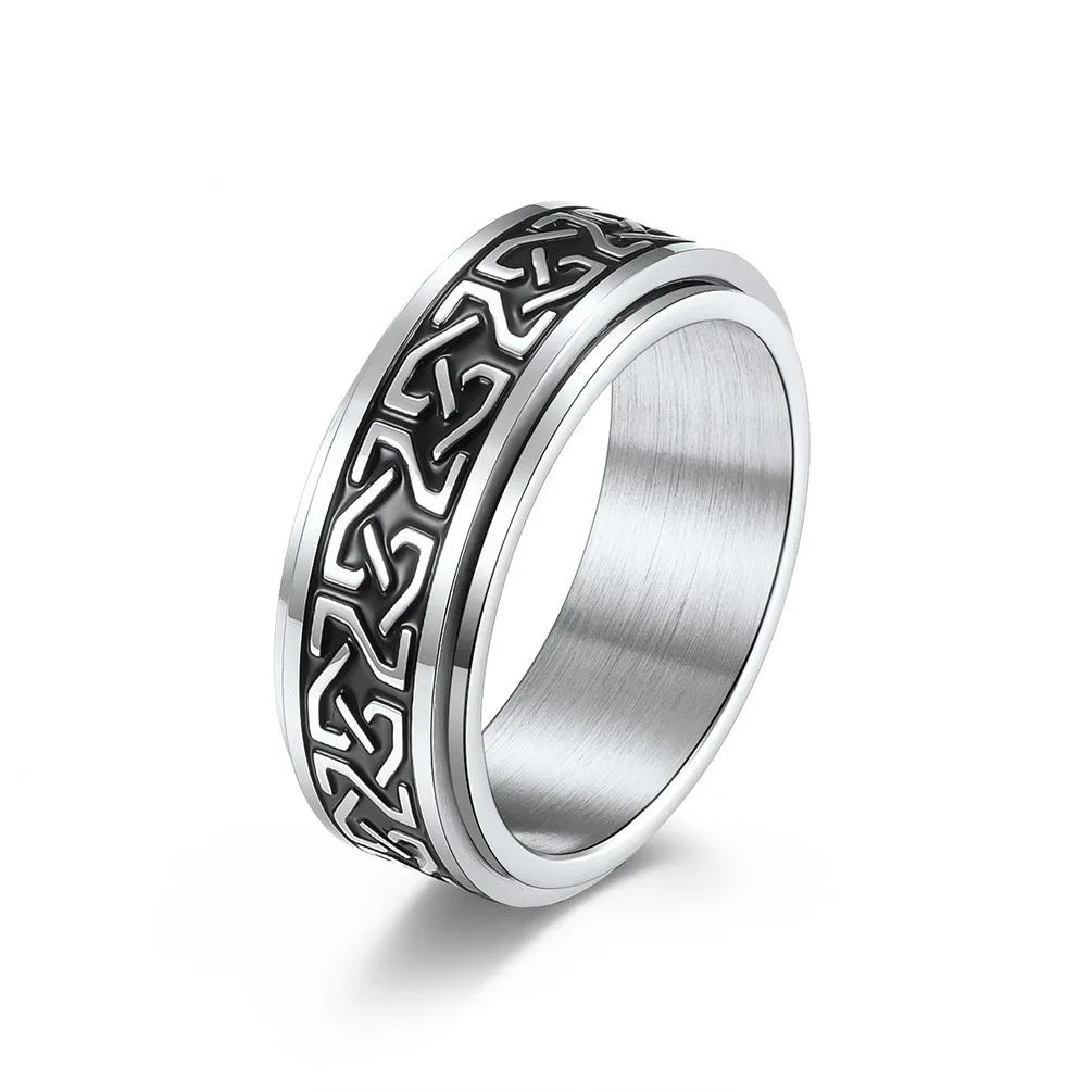 Celtic Knot Spinner Ring