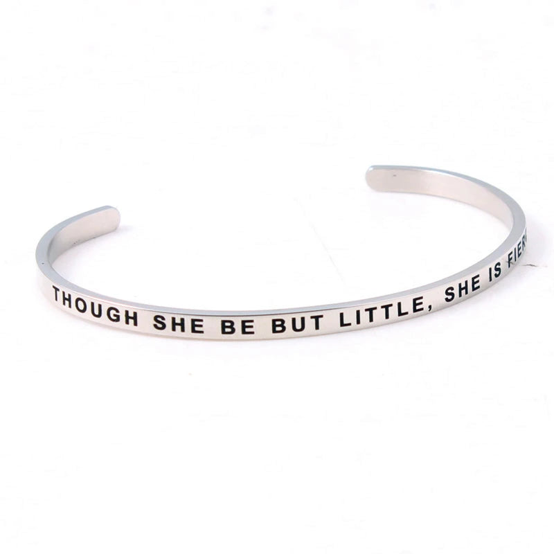 2022 New 4MM Stainless Steel Inspirational Maori Love Mantra Bracelet for Women - Best Gift