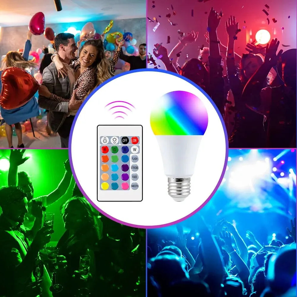 RGB LED E27 Dimmable Smart Bulb