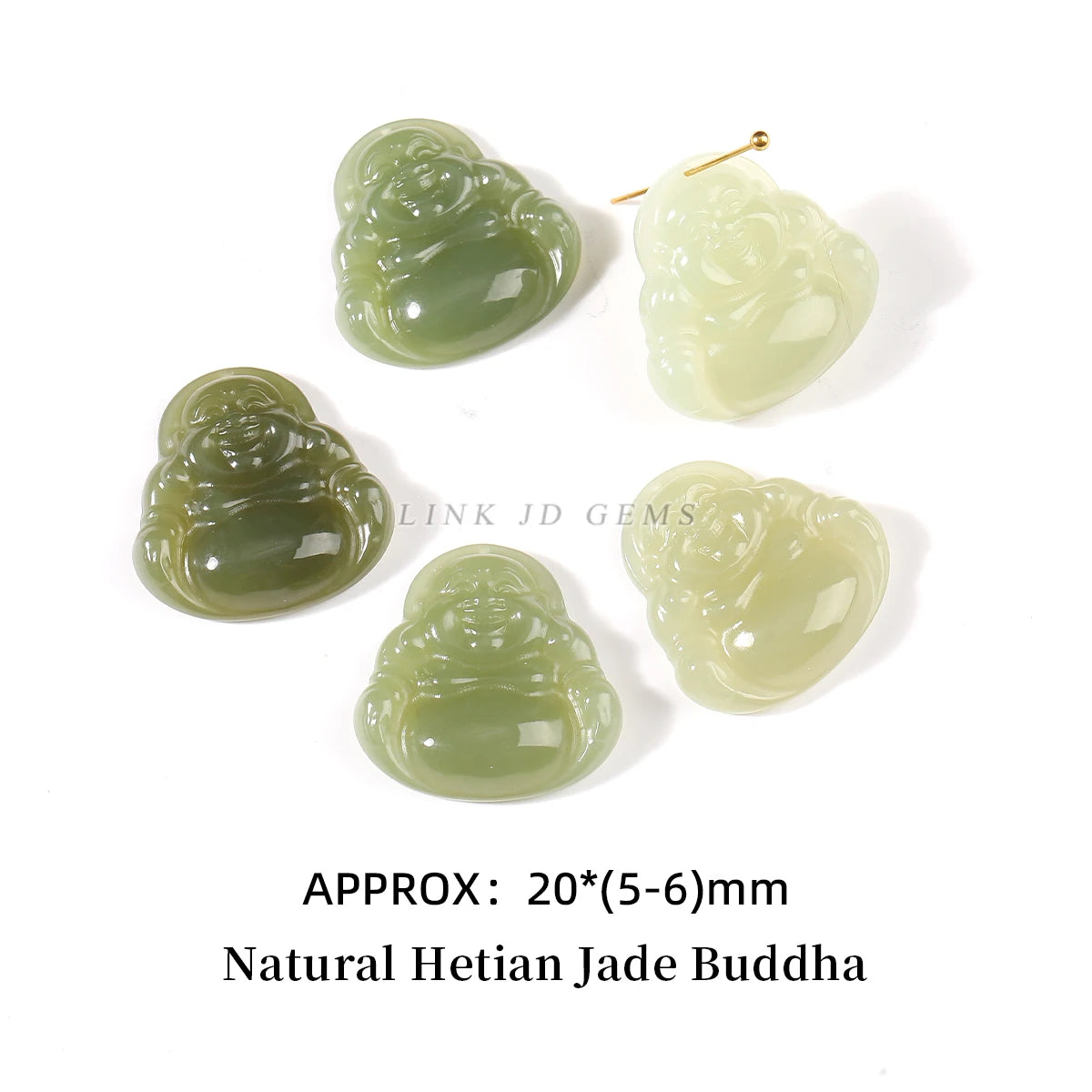 Natural Hetian Jade Pixiu Buddha Bead