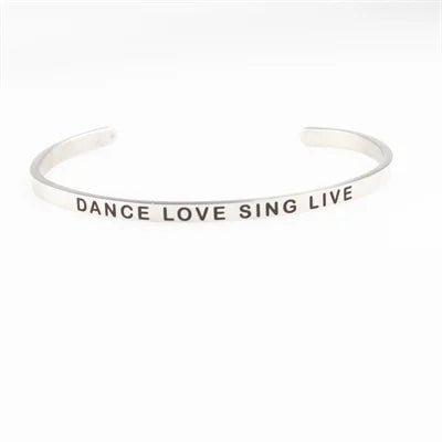 2022 New 4MM Stainless Steel Inspirational Maori Love Mantra Bracelet for Women - Best Gift