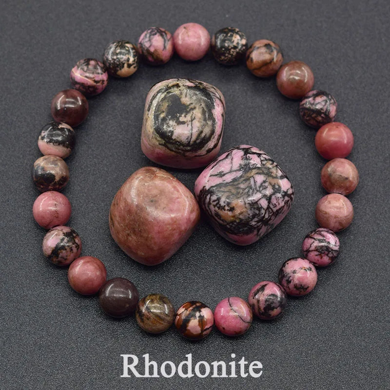 Natural Stone Bead Bracelet Collection