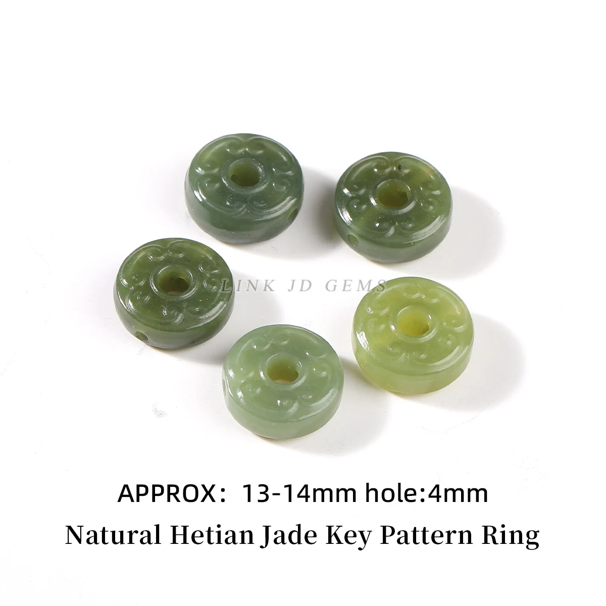 Natural Hetian Jade Pixiu Buddha Bead