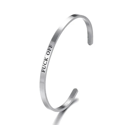 2022 New 4MM Stainless Steel Inspirational Maori Love Mantra Bracelet for Women - Best Gift