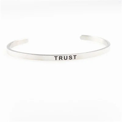 2022 New 4MM Stainless Steel Inspirational Maori Love Mantra Bracelet for Women - Best Gift