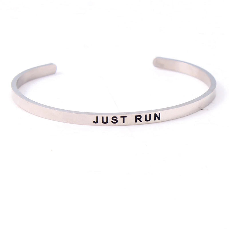 2022 New 4MM Stainless Steel Inspirational Maori Love Mantra Bracelet for Women - Best Gift