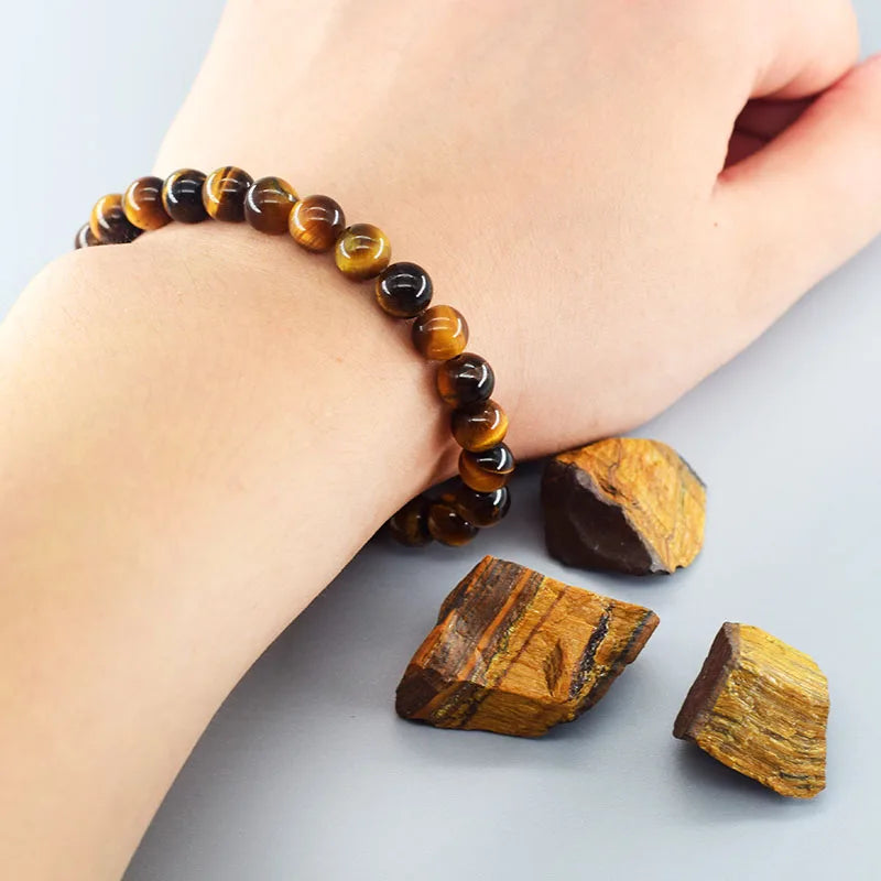 Natural Stone Bead Bracelet Collection