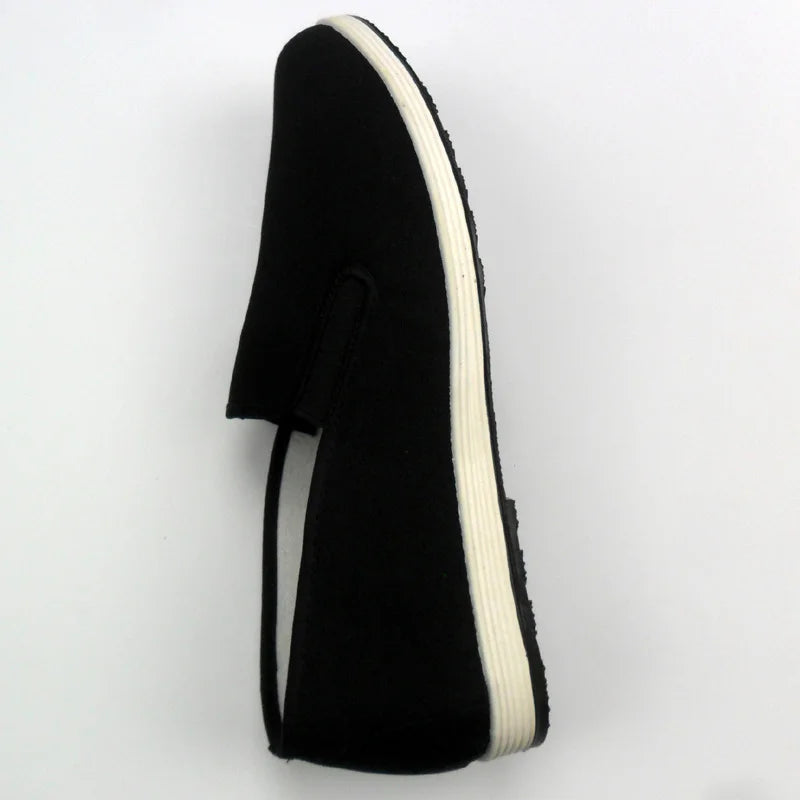Black Cotton Kung Fu Slippers