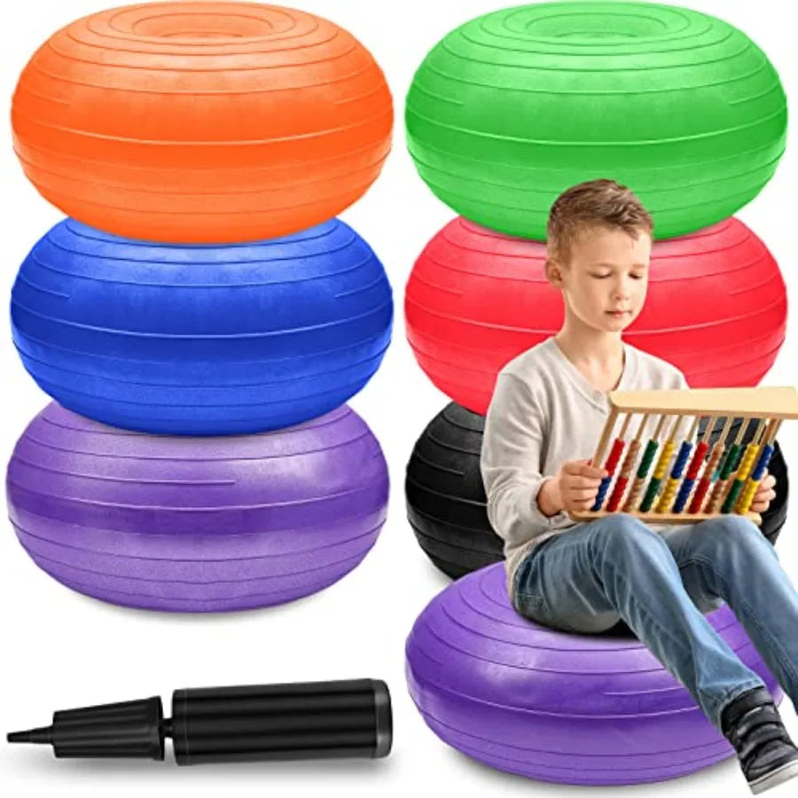 Set of 6 Flexible Yoga Ball Chairs