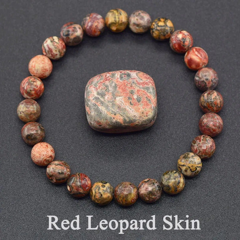 Natural Stone Bead Bracelet Collection