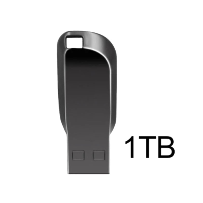 2TB Metal USB 3.0 Flash Drive with Type-C Adapter