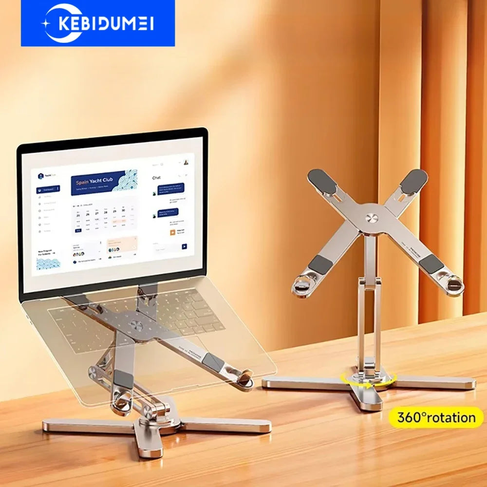 Foldable 360-Degree Rotating Laptop Stand