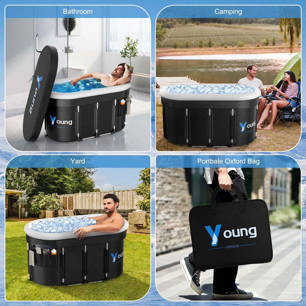 141-Gallon Foldable Cold Plunge Tub