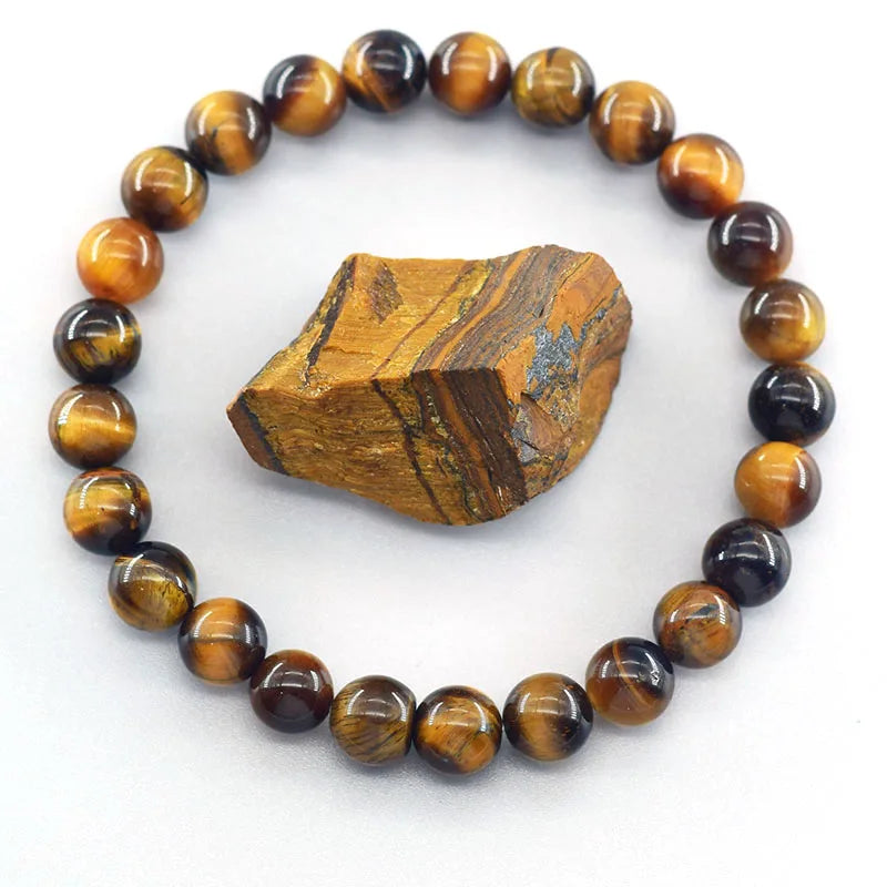 Natural Stone Bead Bracelet Collection