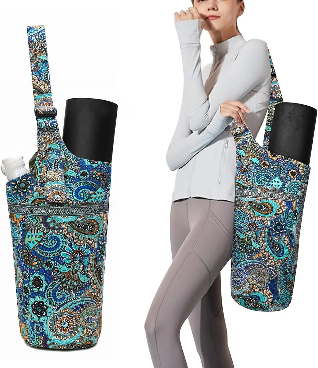 Large Yoga Mat Bag with Adjustable Strap