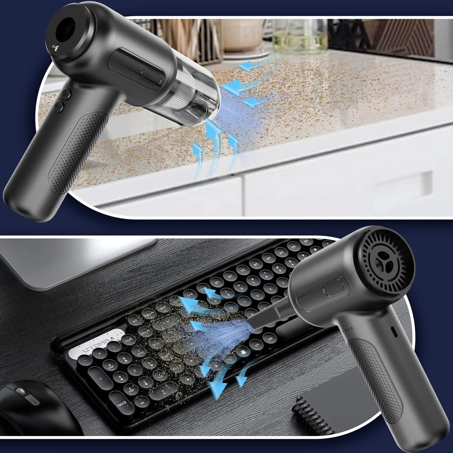 Mini Cordless Air Duster and Vacuum