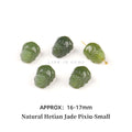 Natural Hetian Jade Pixiu Buddha Bead