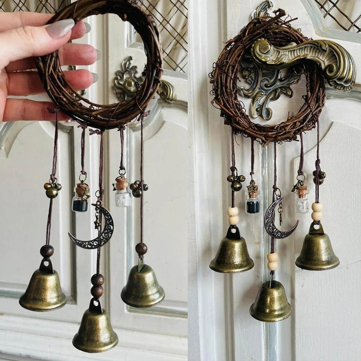 Vintage Bell Door Charm Decor